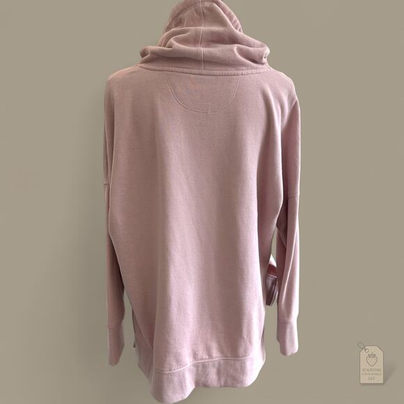 Calvin Klein Pink Cowl Neck Sweatshirt Pullover L - Picture 5 of 6